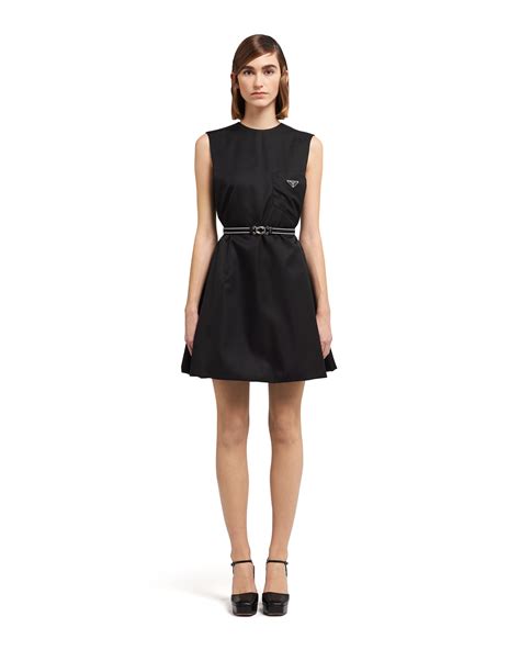 prada black dress ebay|Prada nylon sheath dress.